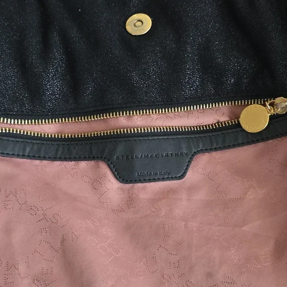 Falabella Stella McCartney fold-over tote bag Gold Chain - Picture 15 of 17